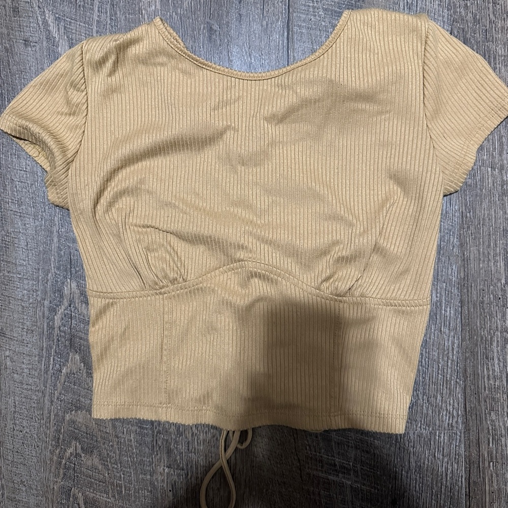 Just Polly cropped shirt